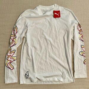 Puma Men’s Neymar Jr Creativity Long Sleeve Tshirt. White. NWT
